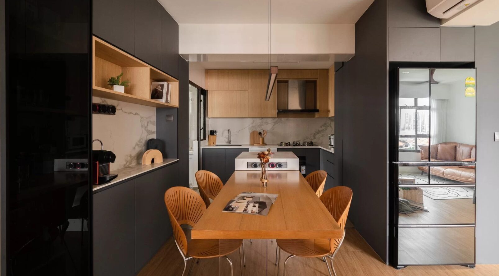 Space-Saving Design Ideas wood elements